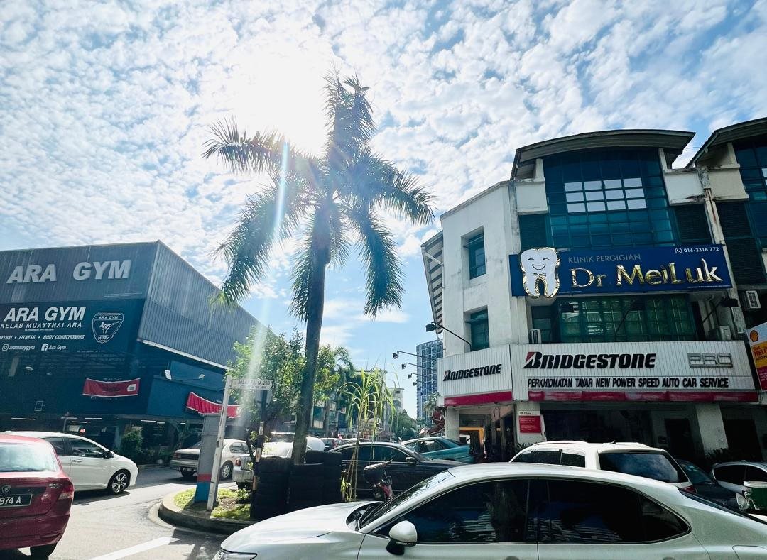 Dataran Ara Damansara commercial strip near our branch